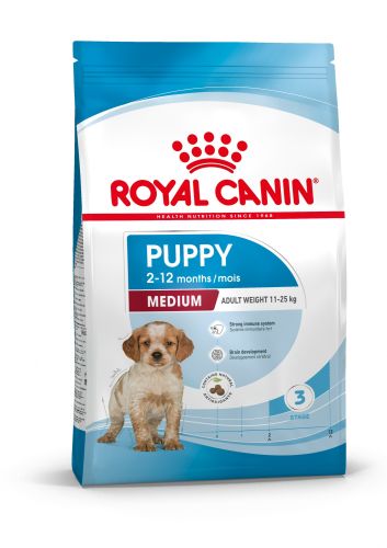 Royal Canin Medium Puppy - közepes testű kölyök kutya száraz táp  1 kg