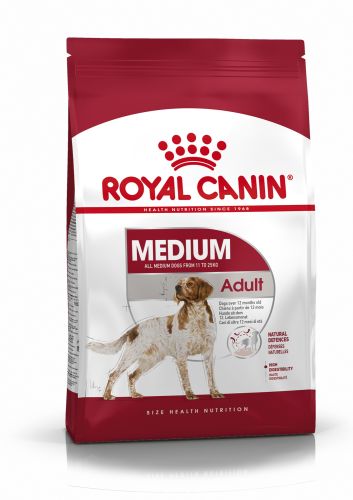 Royal Canin Medium Adult - közepes testű felnőtt kutya száraz táp 15 kg