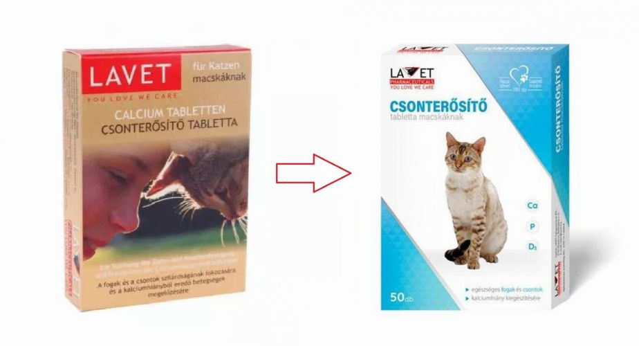 Lavet csonterősítő tabletta macskáknak  50 db