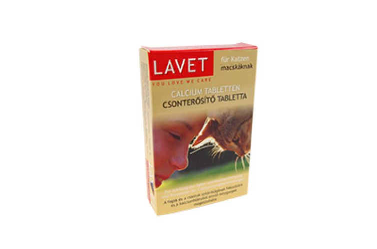 Lavet csonterősítő tabletta macskáknak  50 db