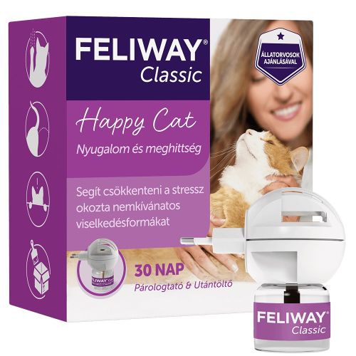 Feliway Classic párologtató készülék és folyadék macskáknak  48 ml