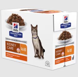 Hill's Prescription Diet k/d Kidney Care macskatáp - alutasakos 12 x  85 g