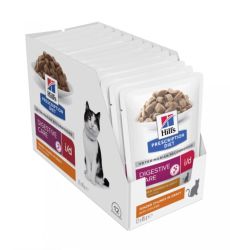 Hill's Prescription Diet i/d Digestive Care macskatáp - alutasakos 12 x  85 g