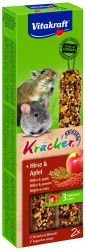 Vitakraft dupla rúd kölessel és almával egérnek és kis rágcsálóknak  1 db