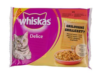 Whiskas Delice alutasakos eledel grillezett csirkehússal aszpikban  1 db