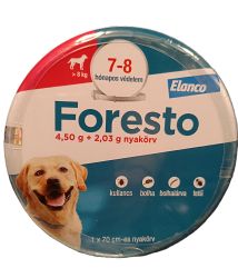 Foresto 4,50 g + 2,03 g nyakörv kutyáknak > 8 kg A.U.V.  1 db