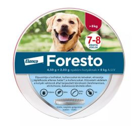 Foresto 4,50 g + 2,03 g nyakörv kutyáknak > 8 kg A.U.V.  1 db