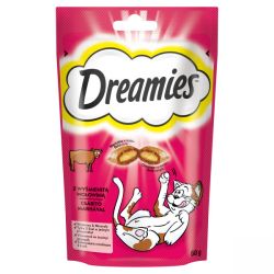 Dreamies jutalomfalat macskák számára marhahússal  60 g
