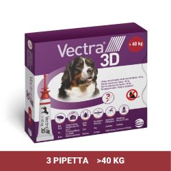 Vectra 3D rácsepegtető oldat 40 kg-nál nagyobb kutyáknak XL > 40 kg   3 db