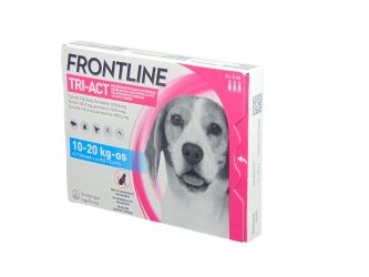 Frontline Tri-Act rácsepegtető kutyáknak M  3 db