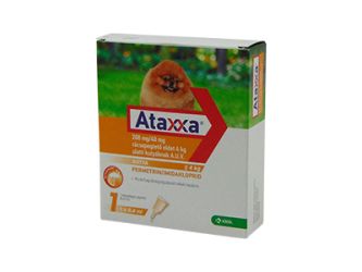 Ataxxa rácsepegtető oldat kistestű kutyáknak  1 db