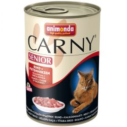 Animonda Cat Carny Senior, marha és pulykaszív  400 g