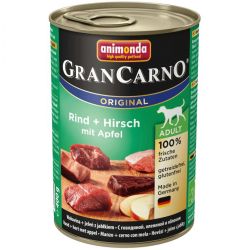 Animonda GranCarno Adult konzerv, marha, szarvas és alma  400 g