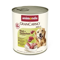 Animonda GranCarno Adult konzerv, marha, nyúl és zöldfűszerek  800 g