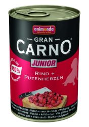 Animonda GranCarno Junior konzerv, marha és pulykaszív  400 g