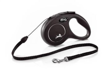 Flexi Classic S kötélpóráz különböző színben, 5 m  Fekete - 5 m
