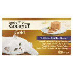 Gourmet Gold Pástétom nedves eledel 4 x  85 g