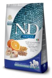 N&D Ocean Dog Adult Medium & Maxi Codfish, Spelt, Oats & Orange  2.5 kg