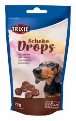 Trixie Schoko Drops - csokoládé bonbon  75 g