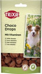 Trixie Schoko Drops - csokoládé bonbon  75 g