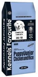Kennels' Favourite Puppy & Junior Chicken and Rice  4 kg