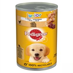 Pedigree Junior konzerves eledel csirkehússal  400 g