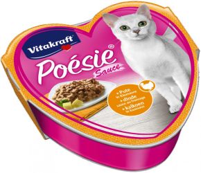 Vitakraft Poésie Sauce pulykával és sajttal macskáknak  85 g