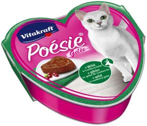 Vitakraft Poésie Gelée vadhússal és áfonyazselében macskáknak  85 g