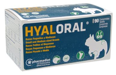 Hyaloral tabletta kis- és közepes testű kutyák számára  90 tabletta