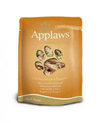 Applaws Cat csirkemell és sütőtök alutasakos  70 g