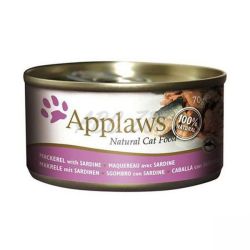 Applaws Cat makréla és szardínia konzerv  70 g