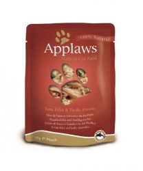 Applaws Cat tonhal és garnélarák alutasakos  70 g