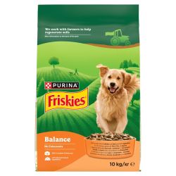 Friskies száraz kutyaeledel - Balance csirke és marha zöldséggel  10 kg