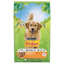 Friskies száraz kutyaeledel - Balance csirke és marha zöldséggel  10 kg