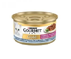 Gourmet Gold Duó élmény hallal és spenóttal   85 g