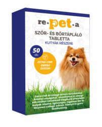 Repeta szőr- és bőrtápláló tabletta kutyáknak  50 db