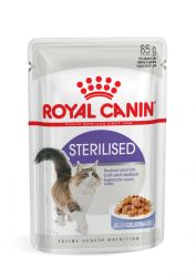 Royal Canin Sterilised Jelly - nedves macskaeledel zselében  85 g