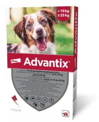 ADVANTIX SPOT-ON 2,5ML (10-25KG)  1 db