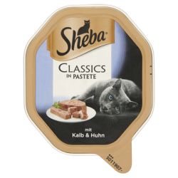 Sheba Classics alutálkás eledel borjú-csirke 22 x  85 g