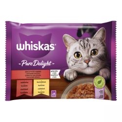 Whiskas 1+ Casserole klasszikus válogatás 4 x  85 g