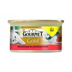 Gourmet Gold konzerves eledel marhahússal és paradicsommal  85 g