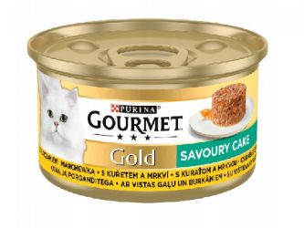 Gourmet Gold Savoury Cake csirke + répa  85 g