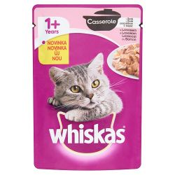 Whiskas 1+ Casserole lazaccal  85 g