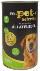 Repeta Selection szarvasos konzerv kutyáknak csipkebogyóval  1240 g