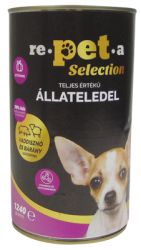 Repeta Selection vaddisznós és bárányos konzerv kutyáknak sütőtökkel  1240 g