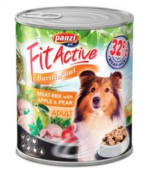 FitActive Meat-Mix konzerv kutyáknak  800 g