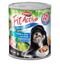 FitActive Pork & Fish konzerv kutyáknak  800 g