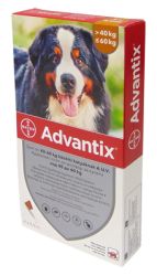 ADVANTIX SPOT ON 6 ML (40-60KG) 4 x  6 ml
