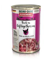 Bewi-Dog konzerv színhús baromfiszívben gazdag  400 g