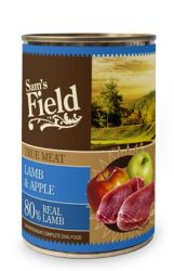 Sam's Field True Meat Lamb & Apple konzerves eledel  400 g